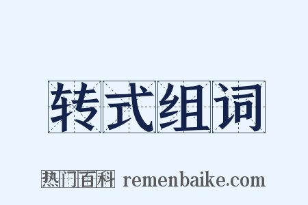 转式组词是什么意思的图片